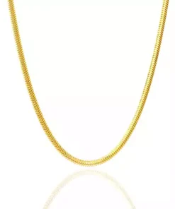 گردنبند طلا ماری نازک کد wn1034