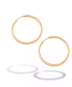 گوشواره طلا حلقه ای کد we1003