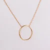 گردنبند طلا حلقه ای فلامینگو طرح دایره کد wn1250-2