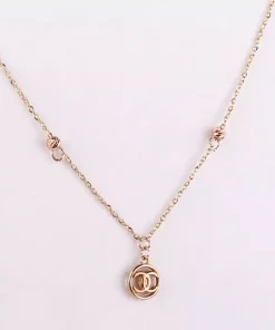 گردنبند طلا حلقه ای فلامینگو کد wn1227-2