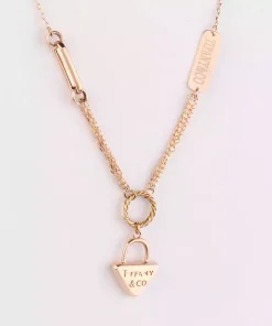گردنبند طلا حلقه ای فلامینگو کد wn1231-2