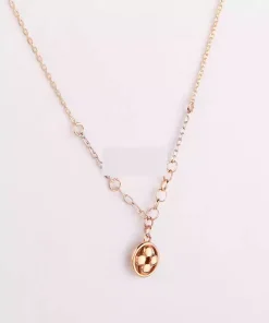 گردنبند طلا حلقه ای فلامینگو کد wn1235-2