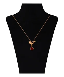 گردنبند طلا حلقه ای فلامینگو کد wn1238