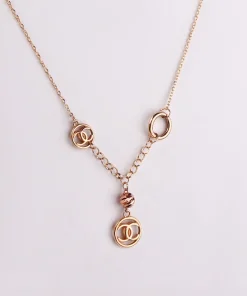 گردنبند طلا حلقه ای فلامینگو کد wn1248-2