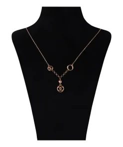 گردنبند طلا حلقه ای فلامینگو کد wn1248