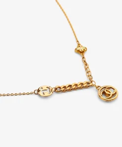 گردنبند طلا حلقه ای فلامینگو کد wn1268-2