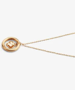 گردنبند طلا حلقه ای فلامینگو کد wn1271-2