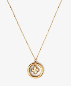 گردنبند طلا حلقه ای فلامینگو کد wn1271