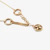 گردنبند طلا حلقه ای فلامینگو کد wn1279-2