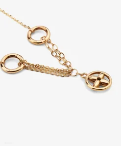 گردنبند طلا حلقه ای فلامینگو کد wn1279-2