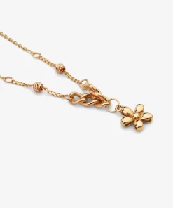 گردنبند طلا حلقه ای فلامینگو کد wn1280-2