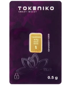 شمش طلا 0.500 گرم 24 عیار توکنیکو