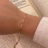 دستبند طلا زنانه آرنگ wb1366-2