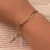 دستبند طلا زنانه فیگارو قفل مدبر wb1374-2