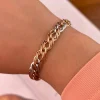 دستبند طلا زنانه ژوان 7 میلی wb1380-2